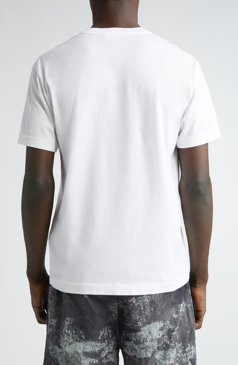 Stone Island Garment Dyed Cotton Jersey T-Shirt, Alternate, color, White