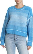 Pistola Eva Stripe Distressed Pullover Sweater