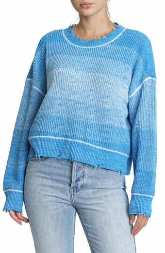 Pistola Eva Stripe Distressed Pullover Sweater
