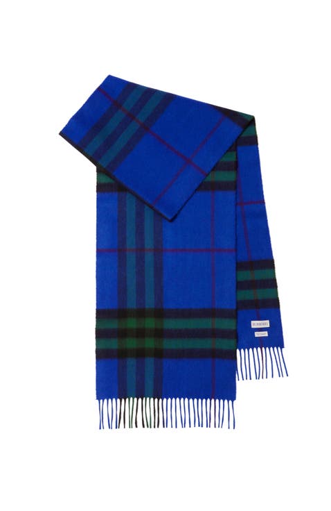 Check Cashmere Scarf