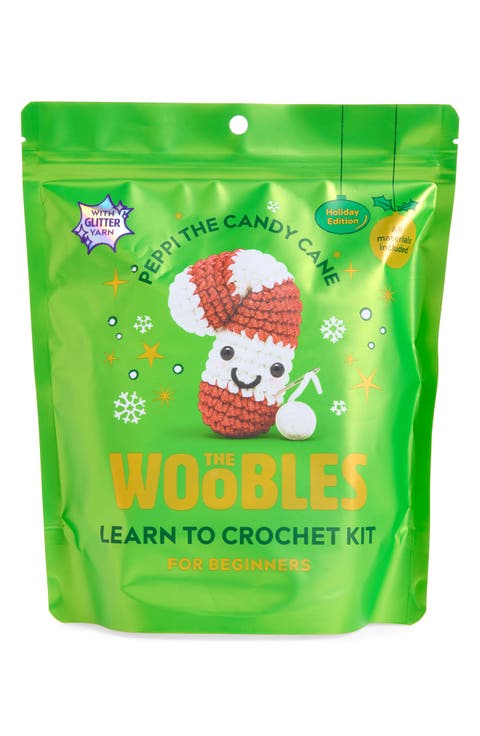 Kids' Peppi the Candy Cane Crochet Kit