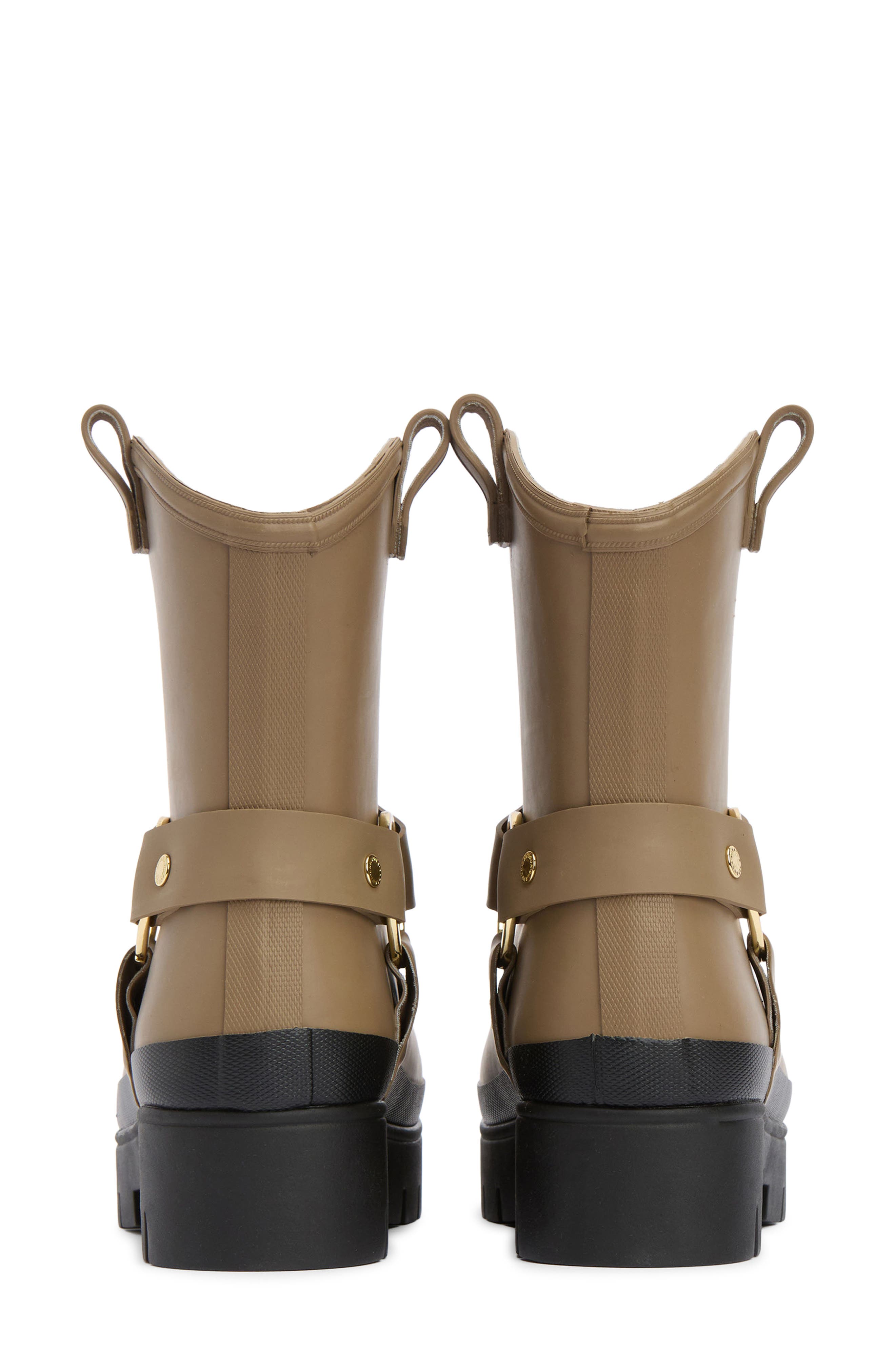 Elley Harness Rain Boot, Alternate, color, MILITARY