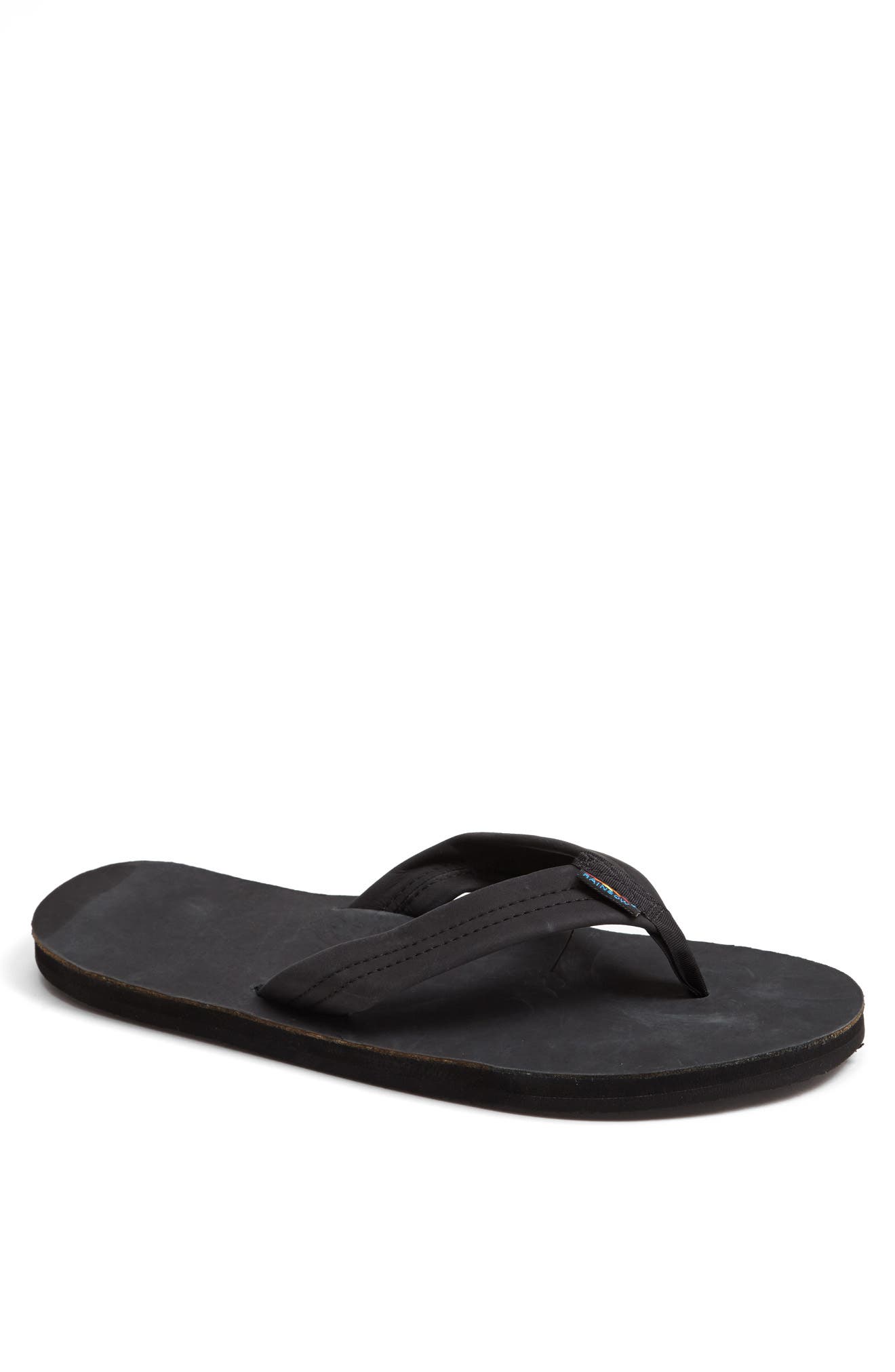 Rainbow<sup>®</sup> Rainbow 301Alts Single Layer Arch Sandal, Main, color, Black