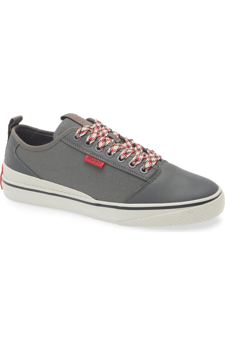 BOSS Dyer Tennis Sneaker, Main, color, Dark Grey