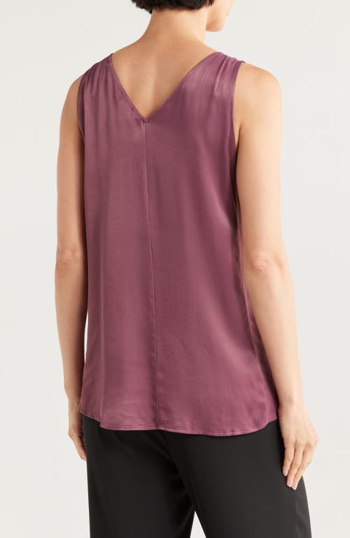 Nordstrom Double V-neck Tank In Purple