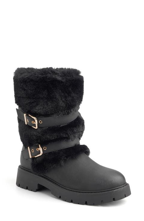 Skylar Faux Leather Boot