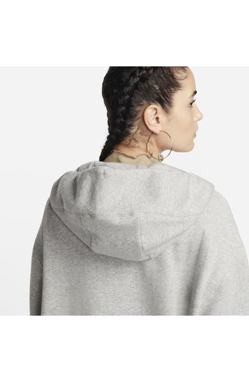 Nike Sportswear Phoenix Fleece Full Zip Hoodie In Gray