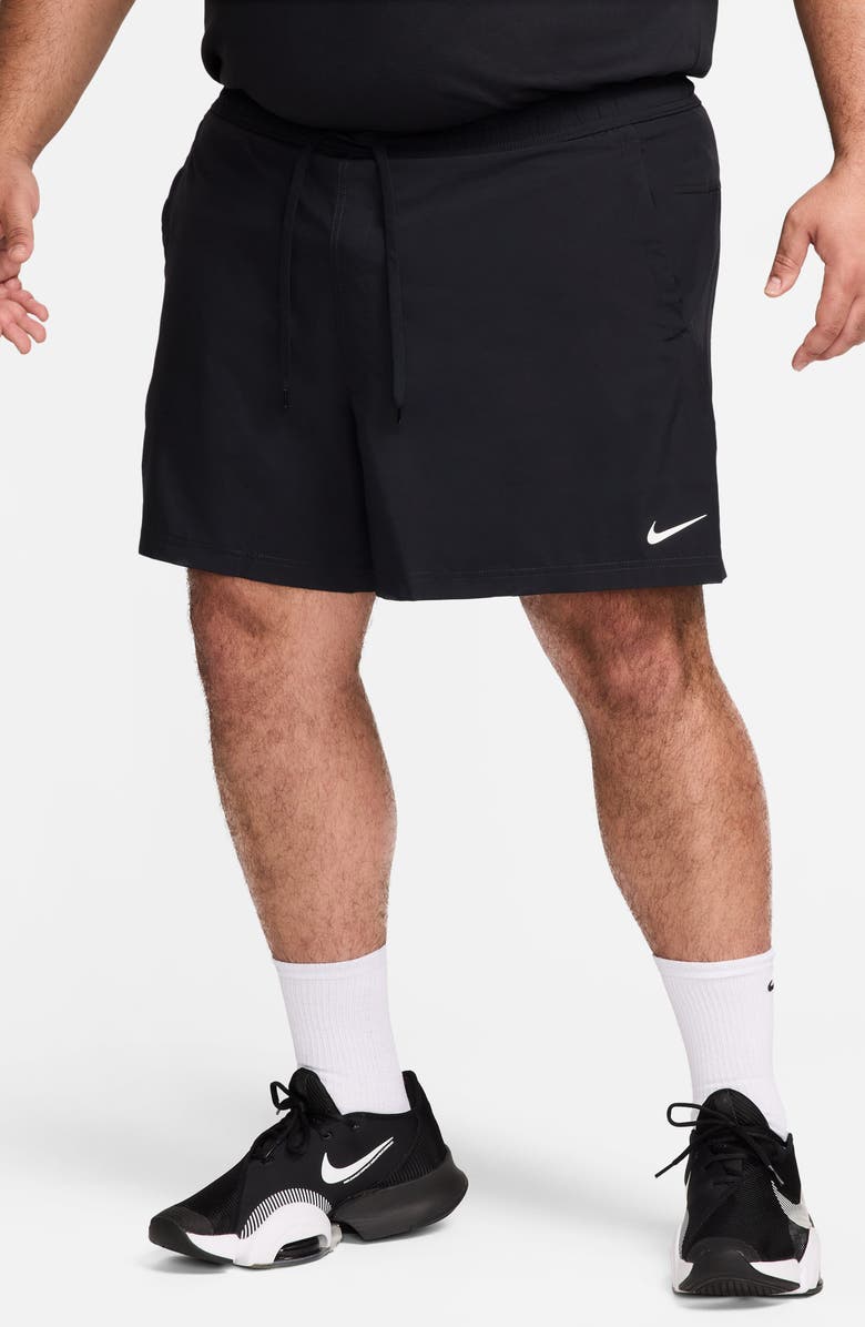 Nike Form Dri-FIT 5-Inch Unlined Versatile Shorts, Alternate, color, 010 Black/White