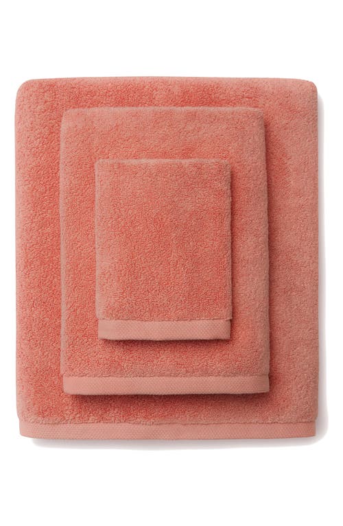 Sferra Cielo Cotton Bath Towel In Coral