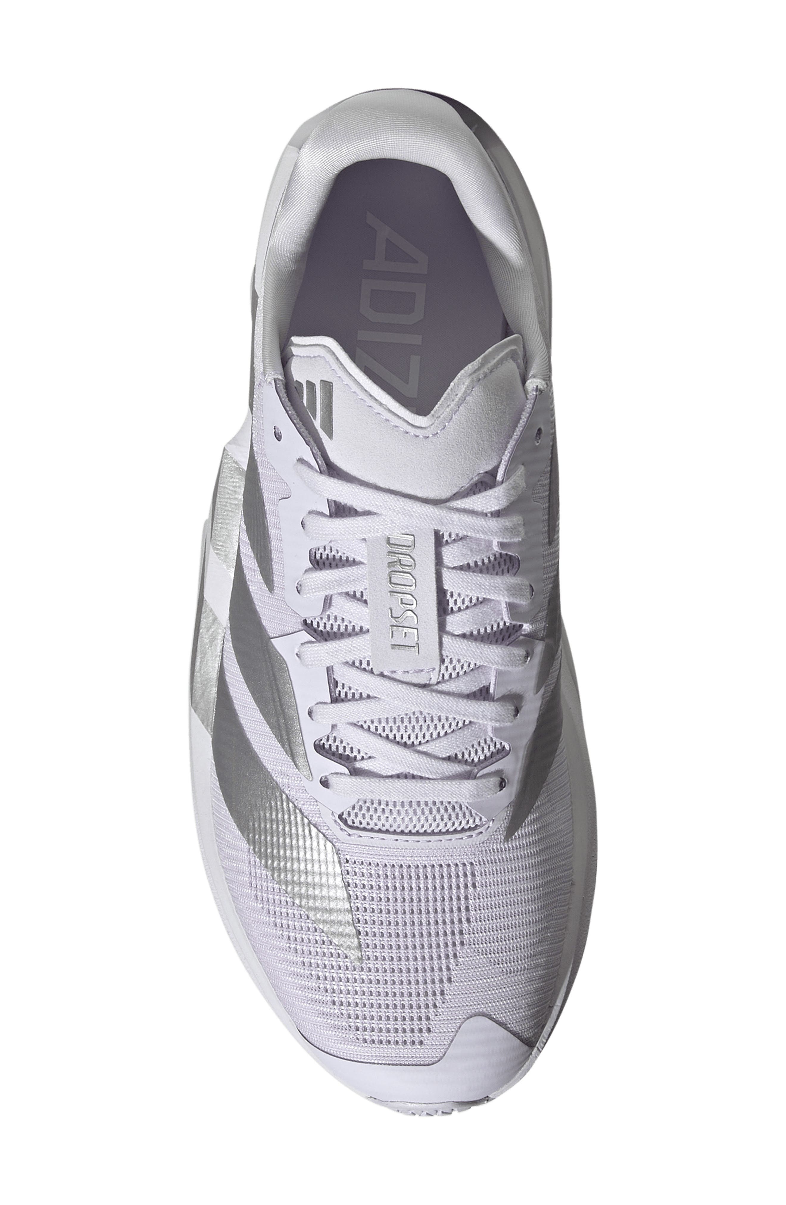 Adizero Dropset Pro Training Shoe, Alternate, color, FROZEN PURPLE/ SILVER/ WHITE