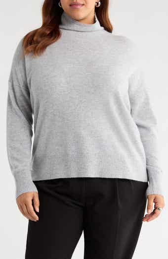 Nordstrom Oversize Cashmere Turtleneck Sweater