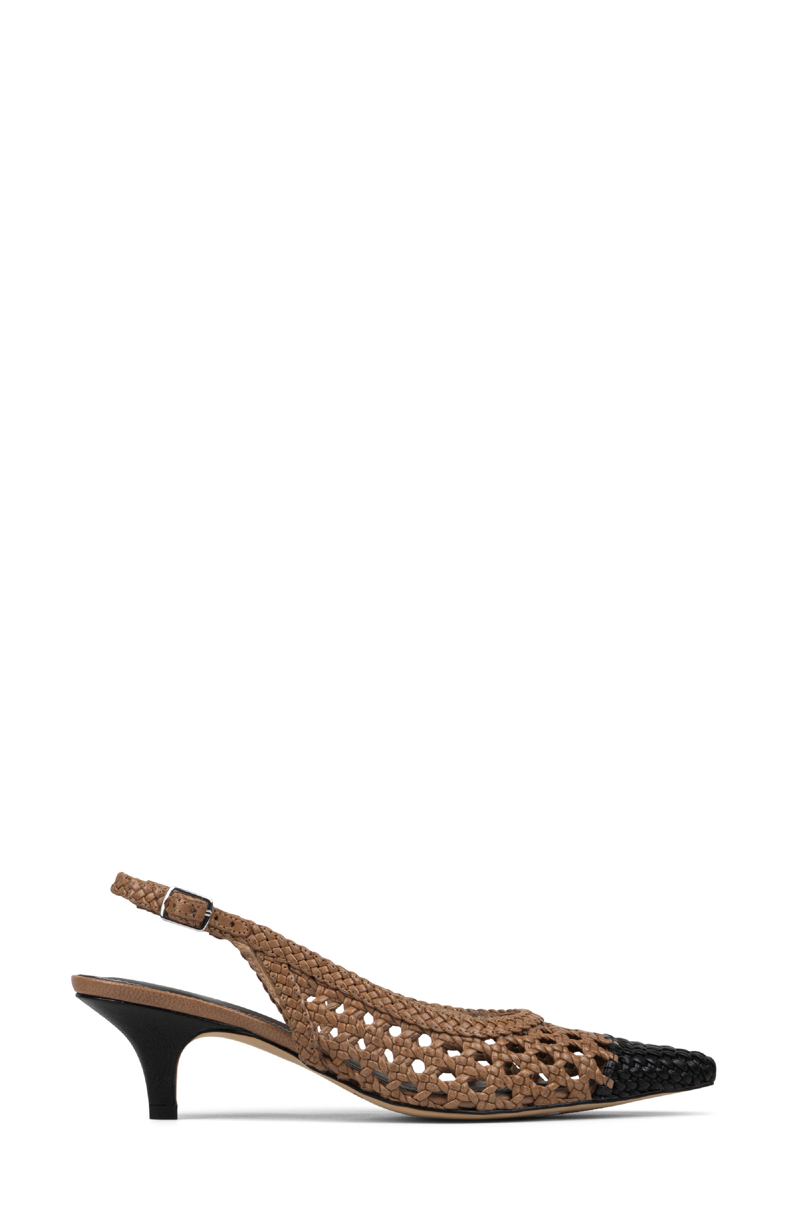 Donald Pliner Slingback Pointed Toe Pump, Alternate, color, Tobacco