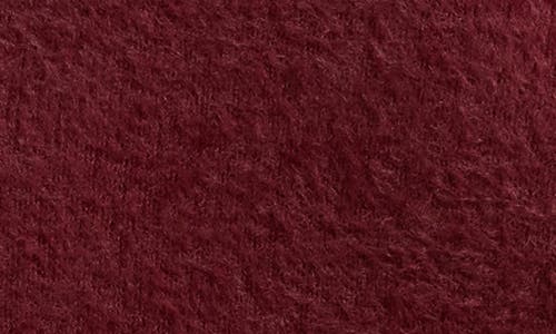 Abound Eyelash Knit Off-the-shoulder Sweater In Burgundy