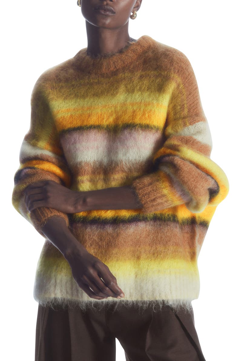 COS Stripe Mohair & Wool Sweater, Main, color,