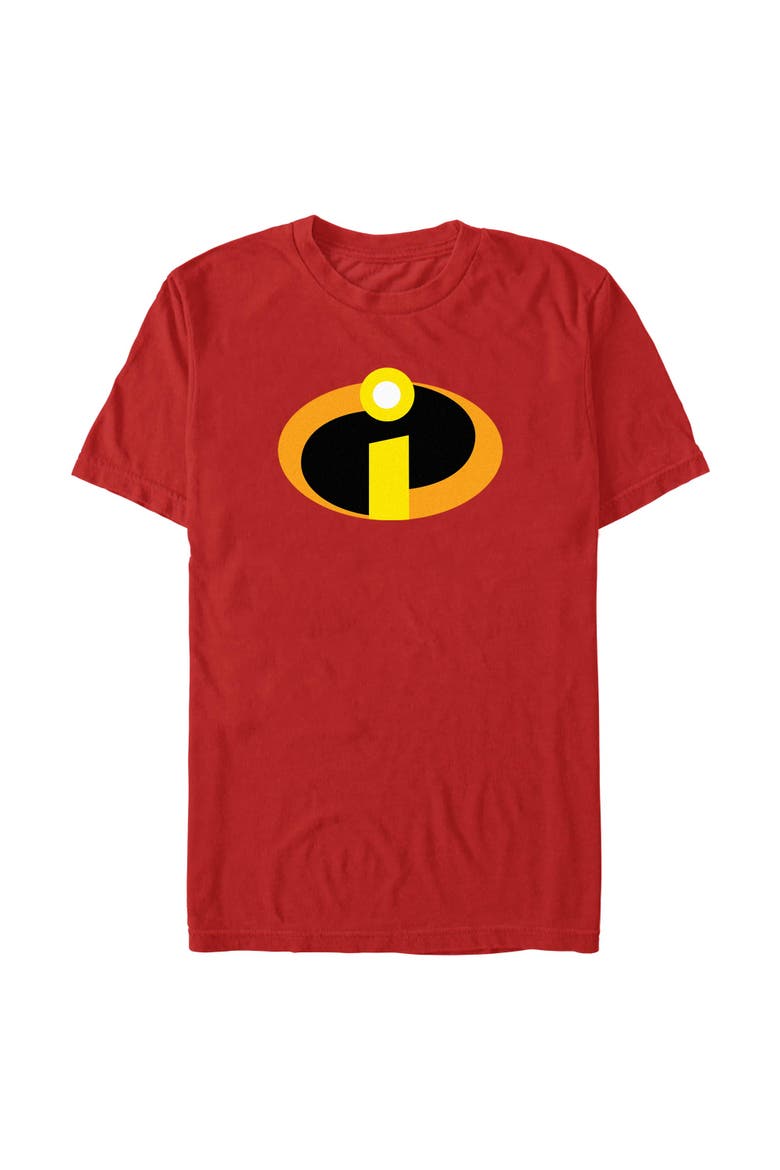 Men's The Incredibles Classic Symbol  Graphic T-Shirt, Main, color, Red