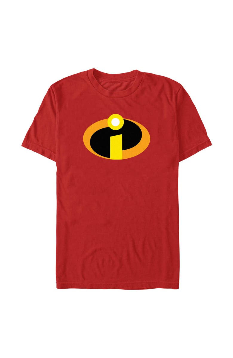 The Incredibles Men's The Incredibles Classic Symbol Graphic T-Shirt, Main, color, Red