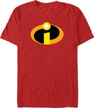 The Incredibles Men's Classic Symbol Short Sleeve Graphic T-Shirt
