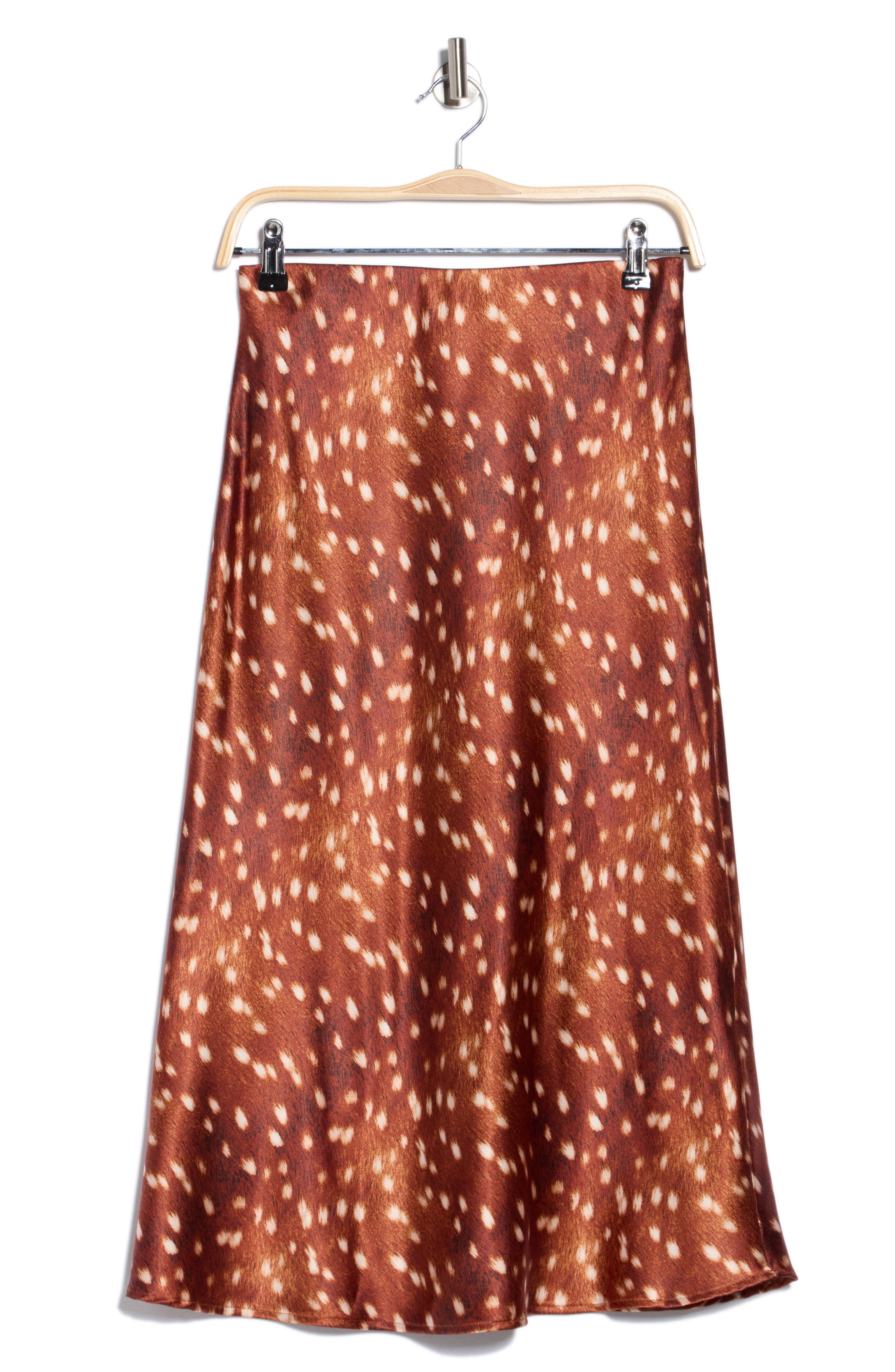 Bambi Satin Midi Skirt