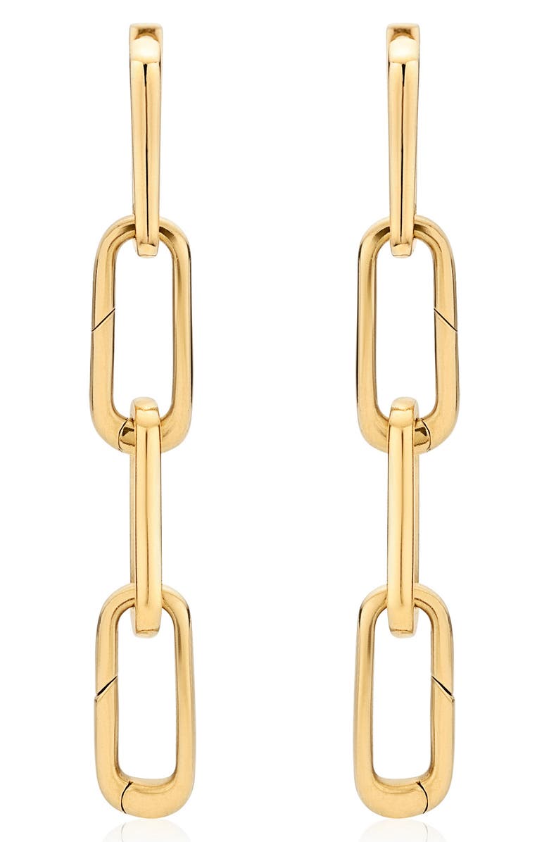 Monica Vinader Alta Capture Cocktail Earrings, Alternate, color, Yellow Gold