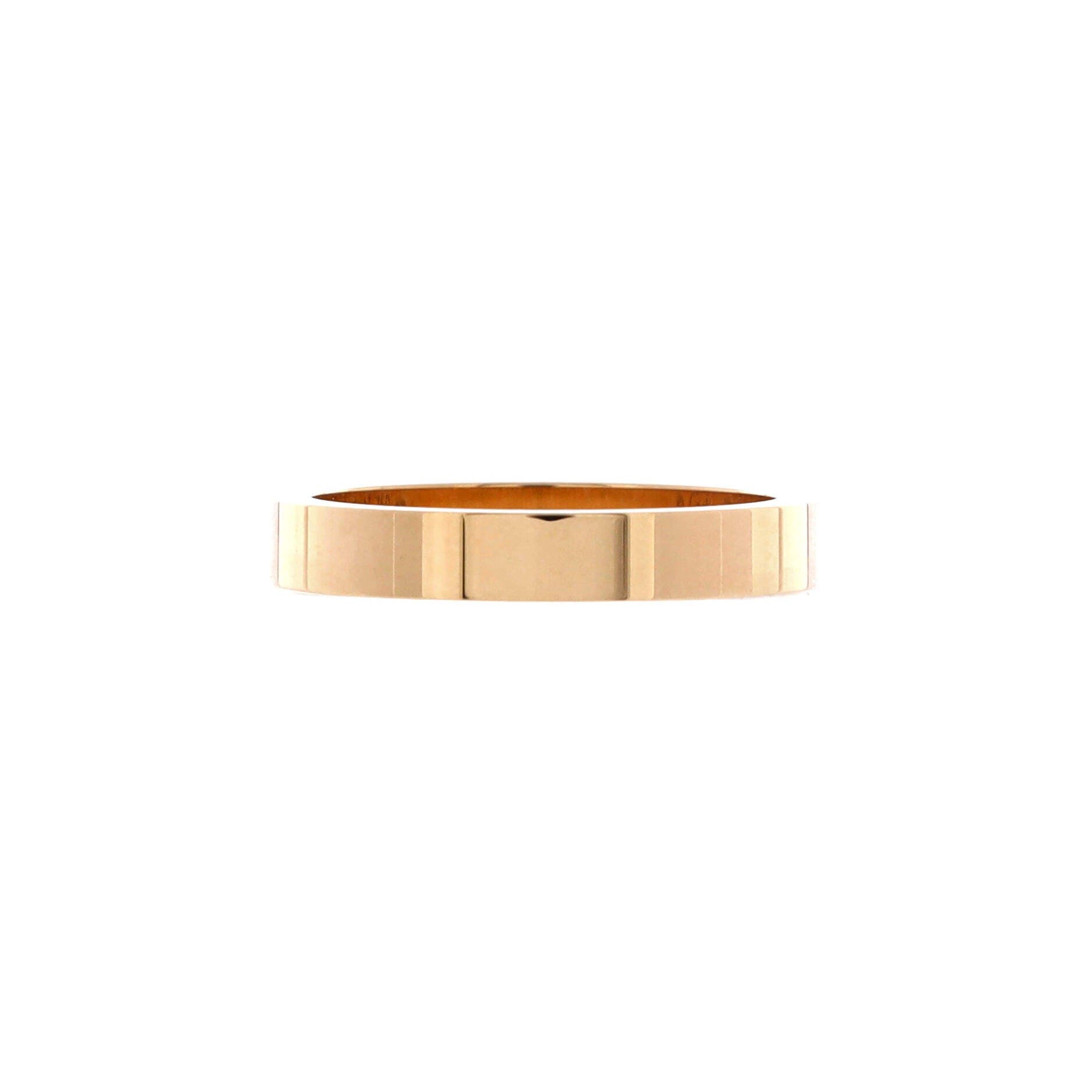 C de Cartier Wedding Band Ring 18K Yellow Gold 3mm, Alternate, color, Metallic Gold