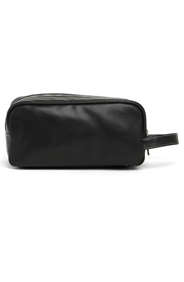 Original Penguin Double Zip Travel Dopp Kit, Alternate, color, Black