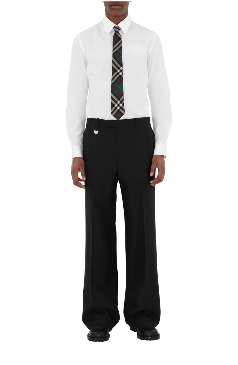 Burberry Check Silk Tie, Main, color, 