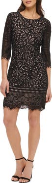 Kensie Lace Sheath Dress