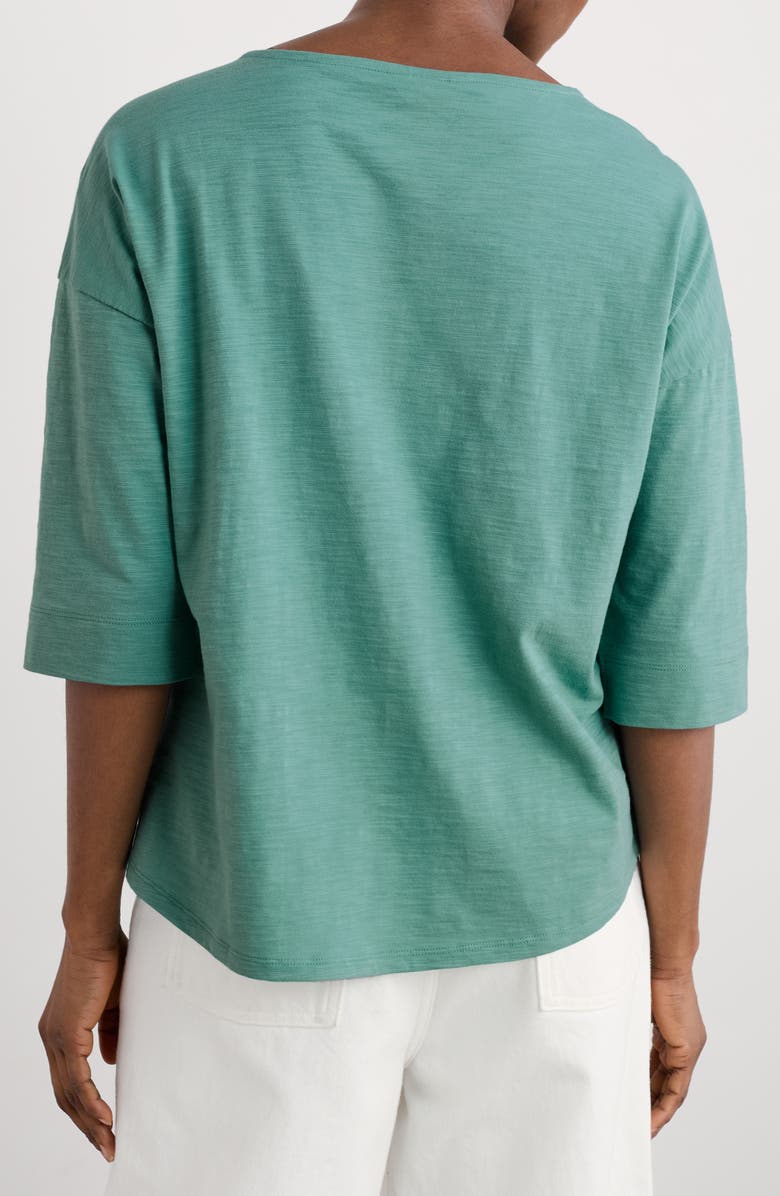 Seasalt Cornwall Tremayne Quay Organic Cotton Top, Alternate, color, Sage Leaf
