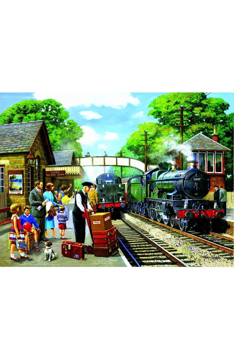 Sunsout The Train to the Coast 1000 piece Jigsaw Puzzle for Adults, Alternate, color, Multicolor