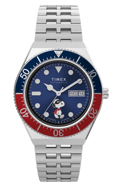 x Peanuts M79 Masked Marvel Automatic Bracelet Watch, 40mm