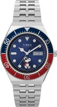 Timex® x Peanuts M79 Masked Marvel Automatic Bracelet Watch, 40mm