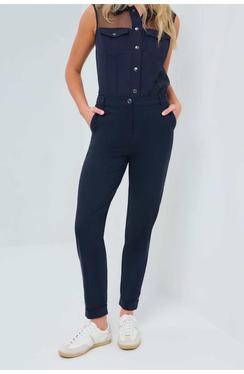 Anatomie Leandra Ultralight Modern Fit Pant, Main, color, Navy