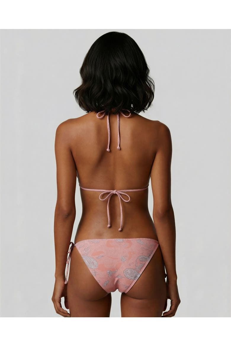 Paisley Explosion Womens Bikini Top, Alternate, color, Paisley Explosion Coral