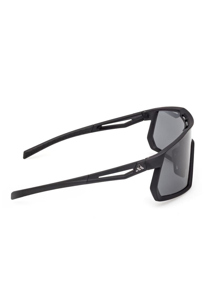 Sport Shield Sunglasses, Alternate, color, MATTE BLACK / SMOKE