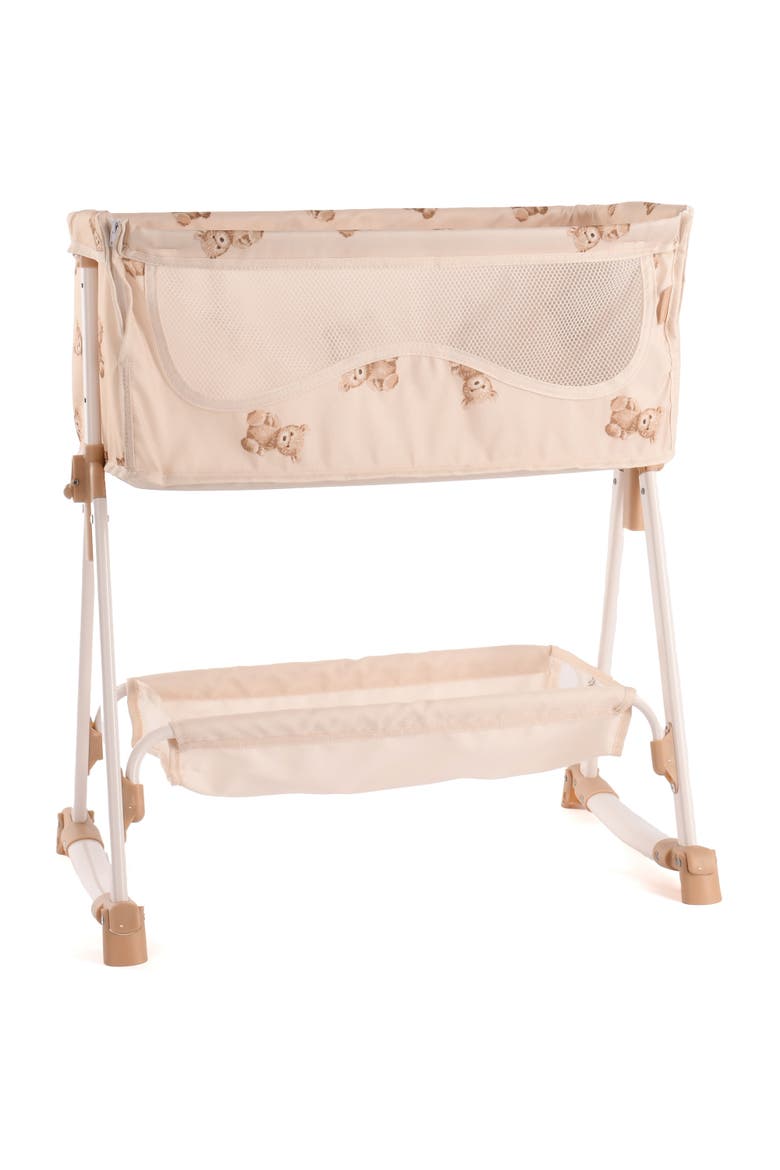 Teddy Doll Bedside Crib, Roleplay Toy, Kids 3+, Alternate, color, Beige