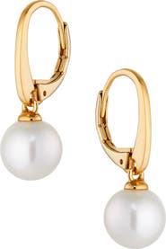 Nadri Freshwater Pearl Lever-Back Earrings