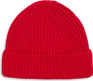 Nordstrom Cashmere Rib Knit Beanie