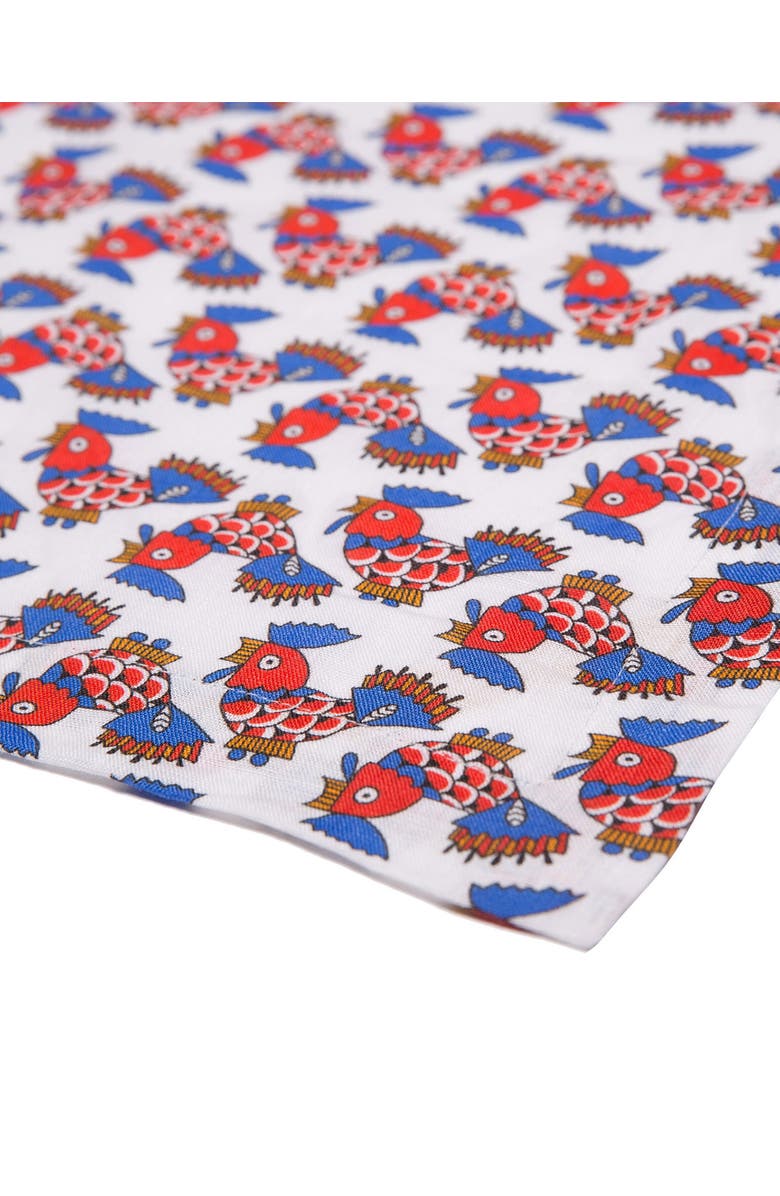 La DoubleJ Small Tablecloth (180X180) Galletti Multicolor, Alternate, color, Galletti Multicolor