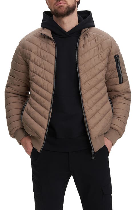 Alex Chevron Quilted Puffer Jacket