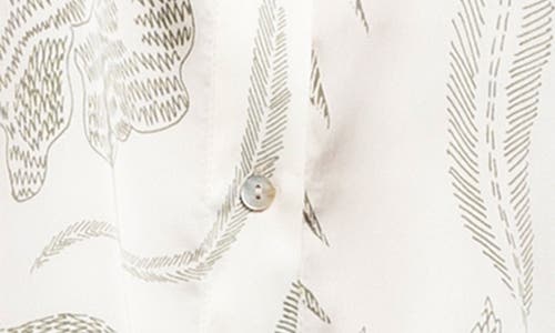 Midnight Bakery Seagrass Satin Pajamas In Cream