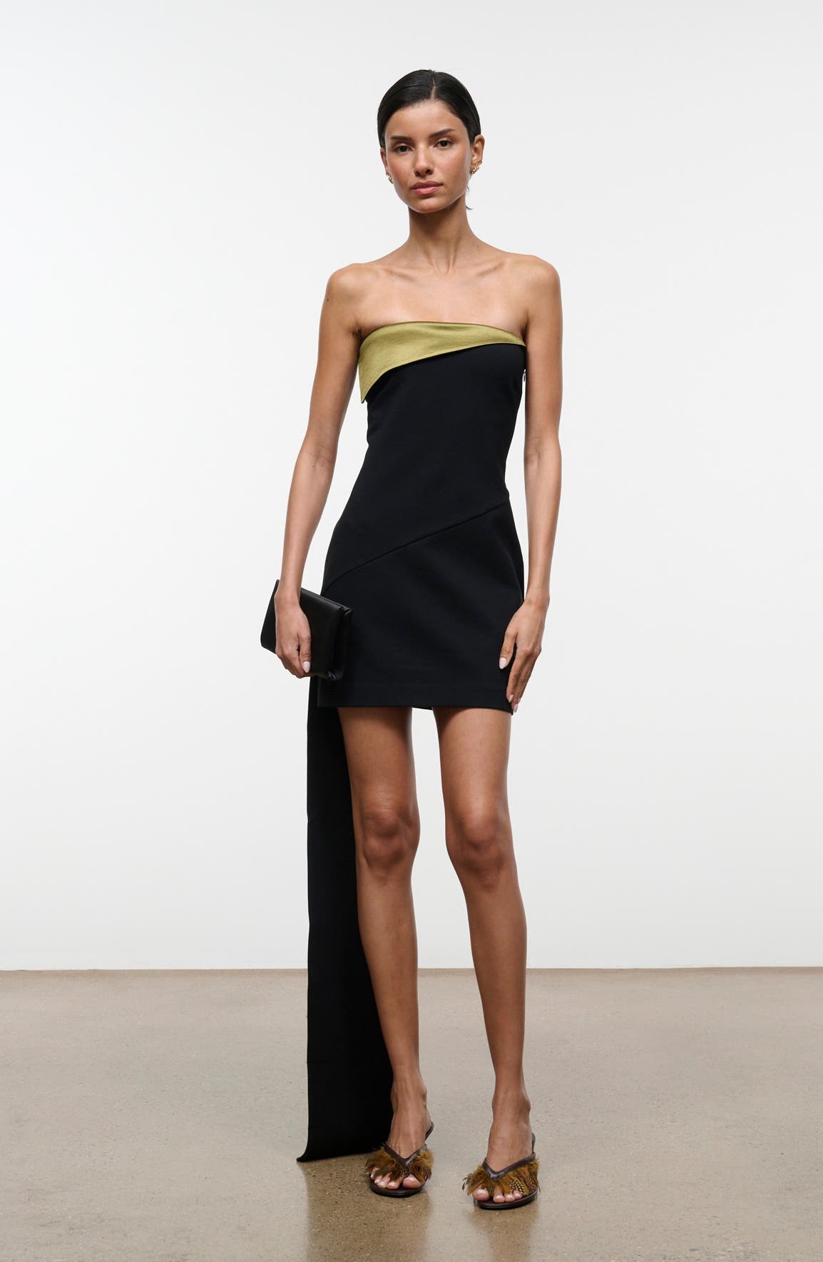 Muse Clutch, Alternate, color, BLACK
