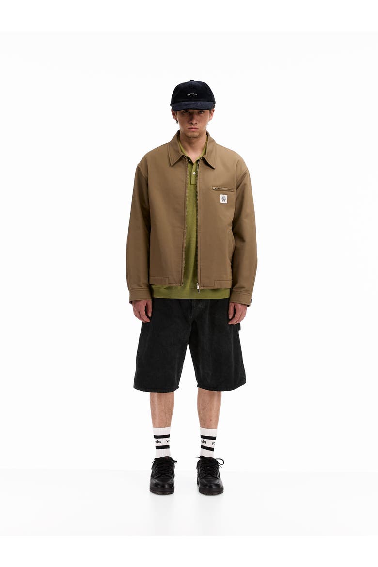 Zip Up Jacket, Alternate, color, Khaki