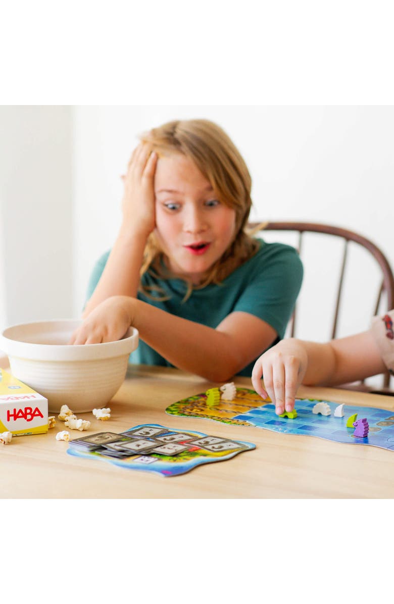 HABA Water Dragons Kids Board Game and Fast-Paced Dice Game with Wooden Components for Ages 5 and up, Made in Germany, Alternate, color, Multi