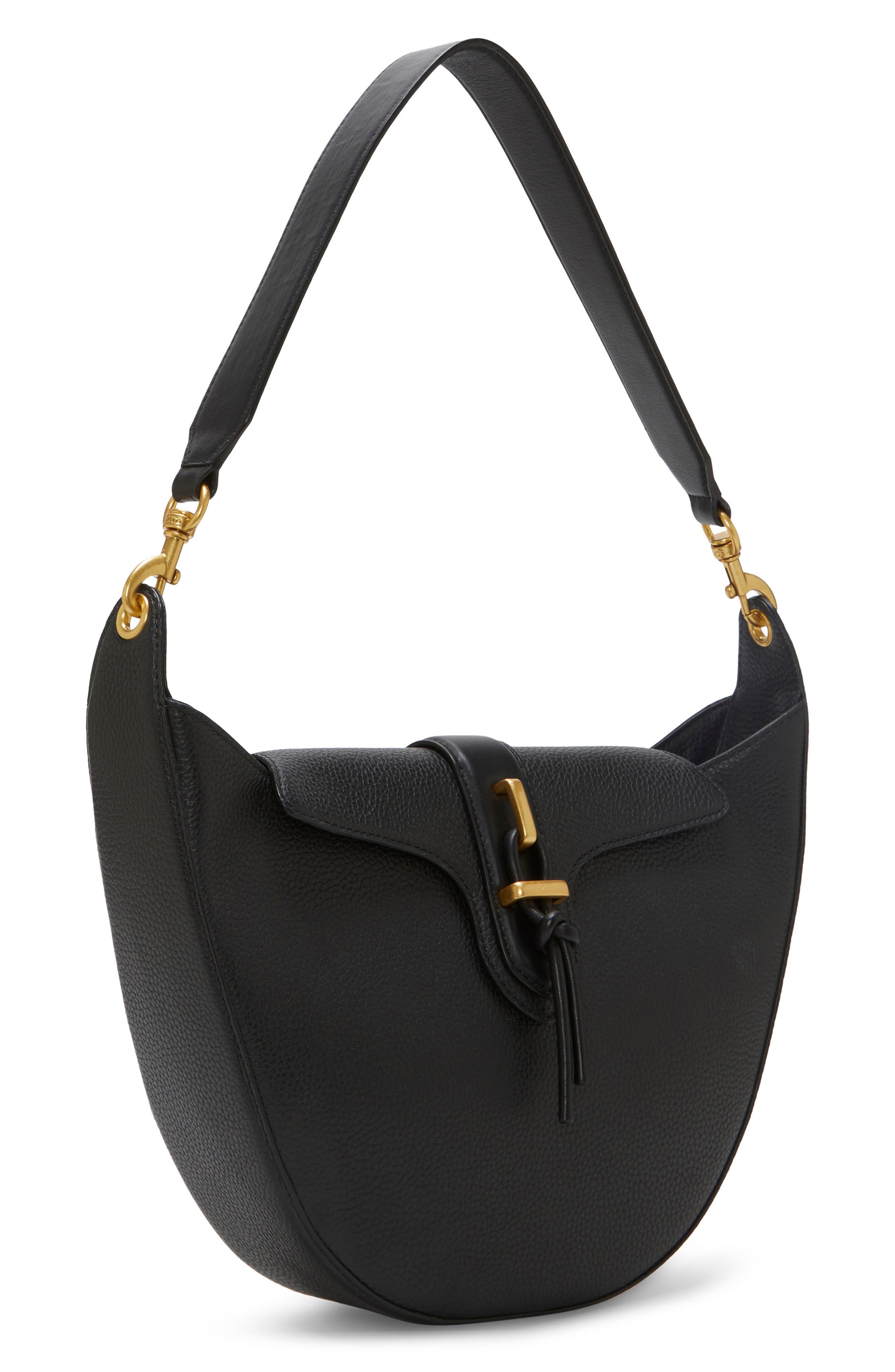 Vince Camuto Maecy Leather Convertible Hobo Bag, Alternate, color, 