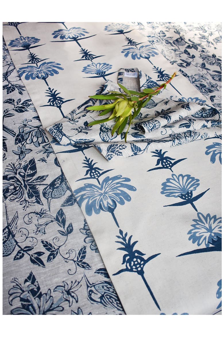 Tropical Garden Table Runner, Alternate, color, INDIGO AND SKY