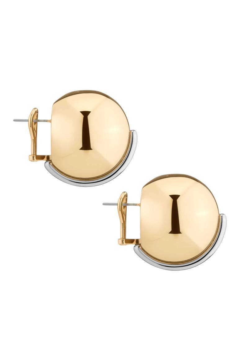 Jane Two-Tone Oversize Stud Earrings, Alternate, color, TWO TONE