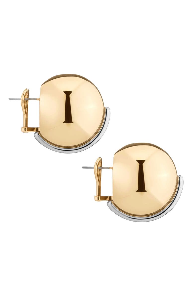 DEMARSON Jane Two-Tone Oversize Stud Earrings, Alternate, color, Two Tone