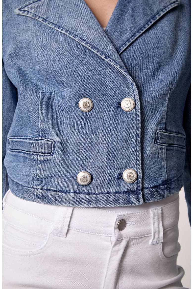 Olivia Cropped Recycled Blazer, Alternate, color, Medium Tel Aviv