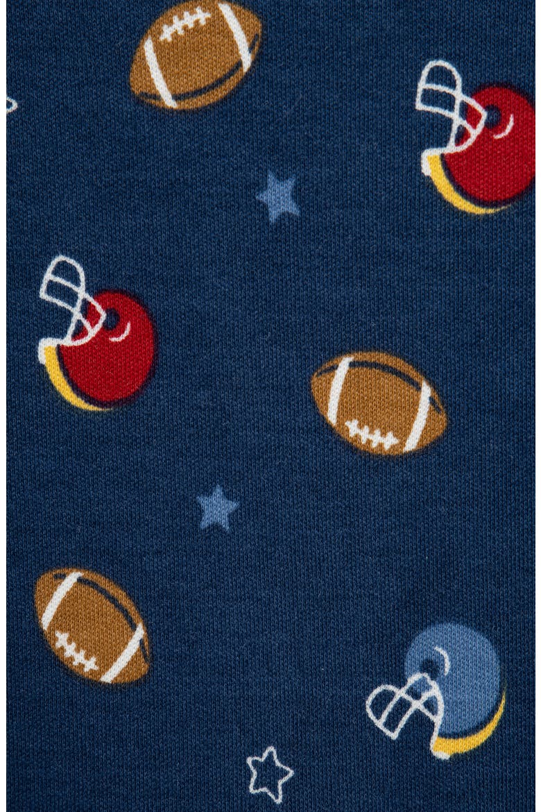 Football Star Footie (Nordstrom Exclusive), Alternate, color, BLUE