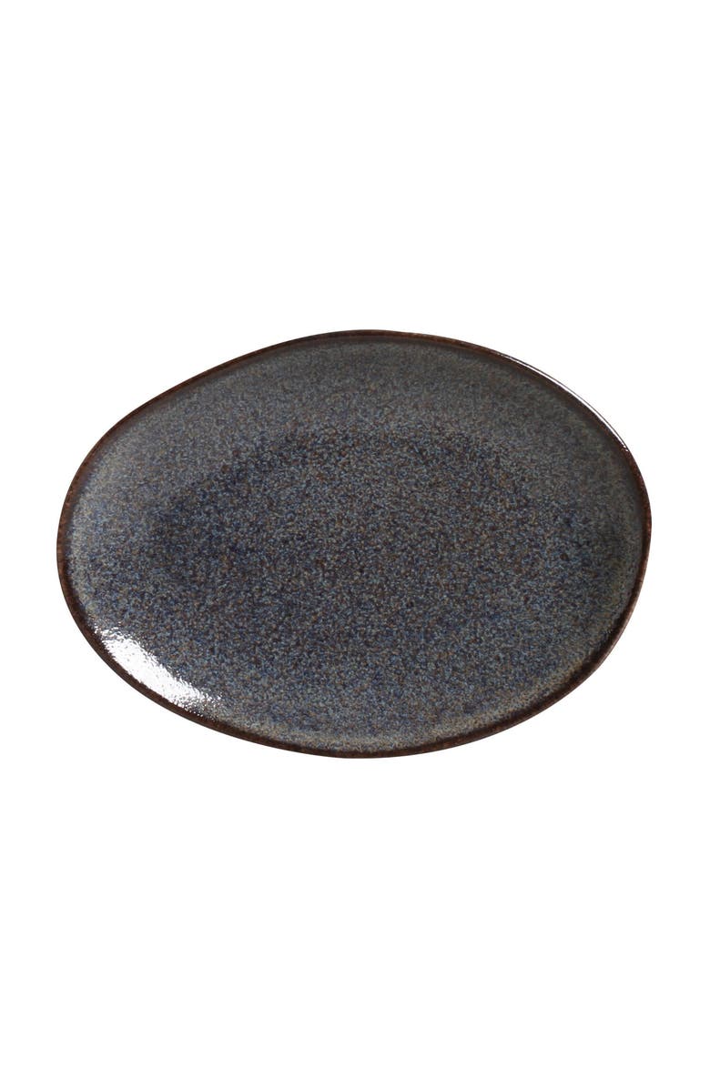 Porto Brasil Oval Dessert Plate Set of 6, Main, color, Titanium